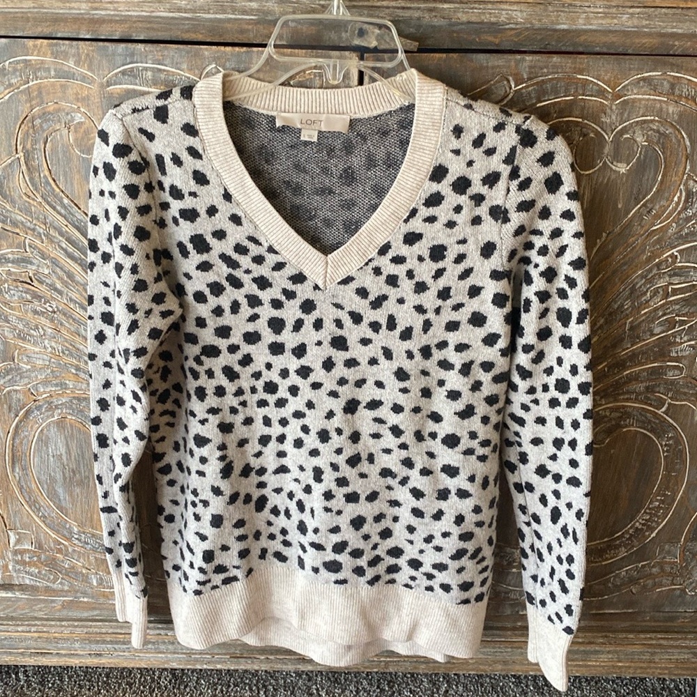 Cute animal print sweater